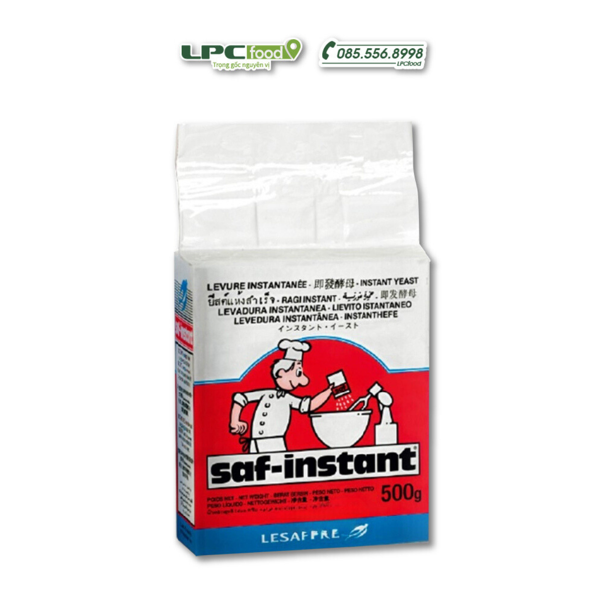 Men đầu bếp lạt Saf-Instant