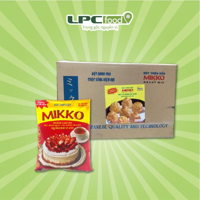Bột trộn sẵn bánh bông lan Mikko